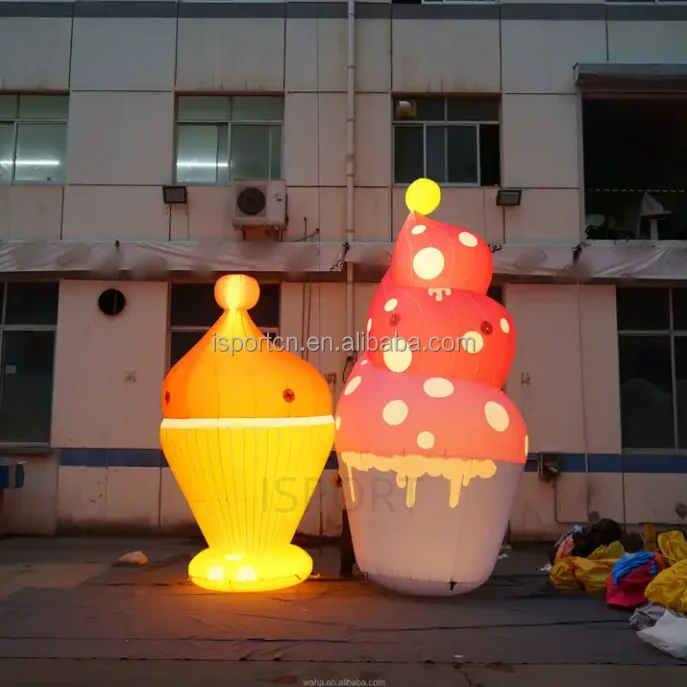 2023 Hot sale giant inflatable ice cream for promotion advertising