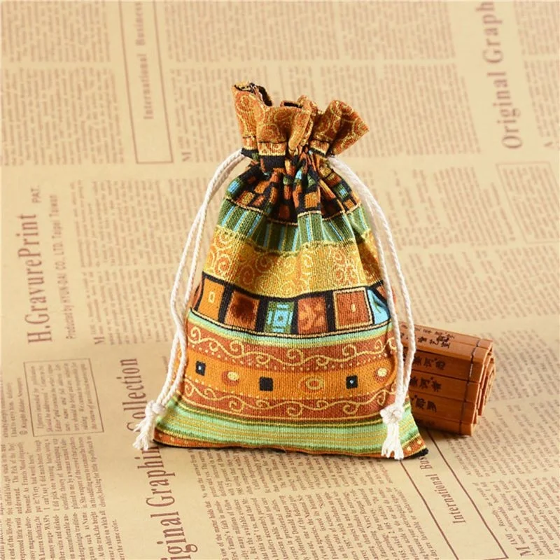 
Wholesale Mini Dice Bag Board Game Tarots Card Storage Bag Jewelry Cotton Bag 10*14cm 