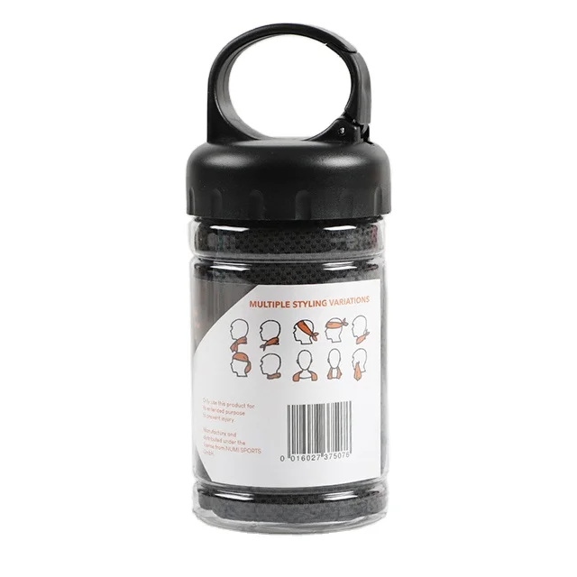 GRS OEM silk screen printed microfiber workout sweat towels neck gym  fitness yoga tennis super cooling  sport towel