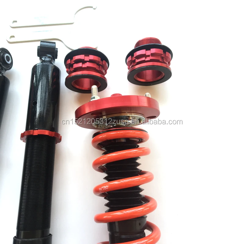 Height Adjustable Full Coilover Struts Shocks Absorber Suspension Damper Kit for BMW E46 3 Series 320i 323i