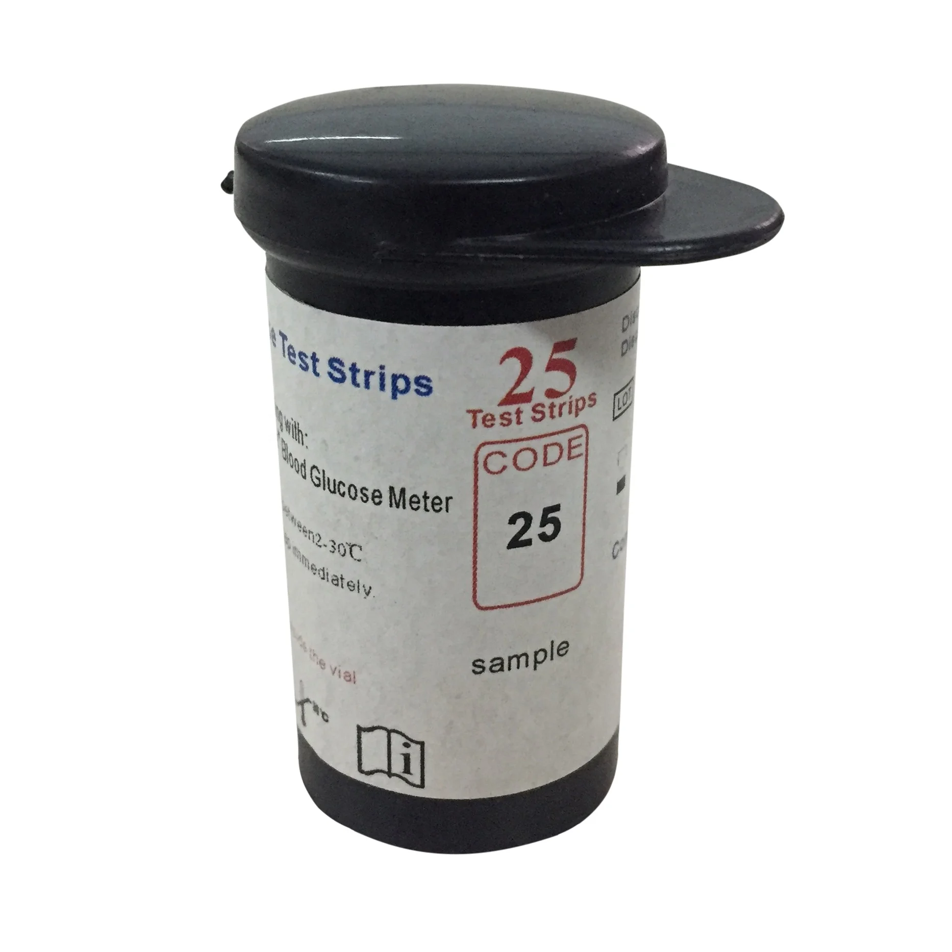 Hot selling stock Reagent test paper Blood Glucose test strip