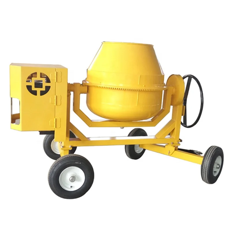 hot-selling mim concrete mixer on a trailers JQ 600L ATV small motor mobile 300L concrete cement mixer machine for Construction