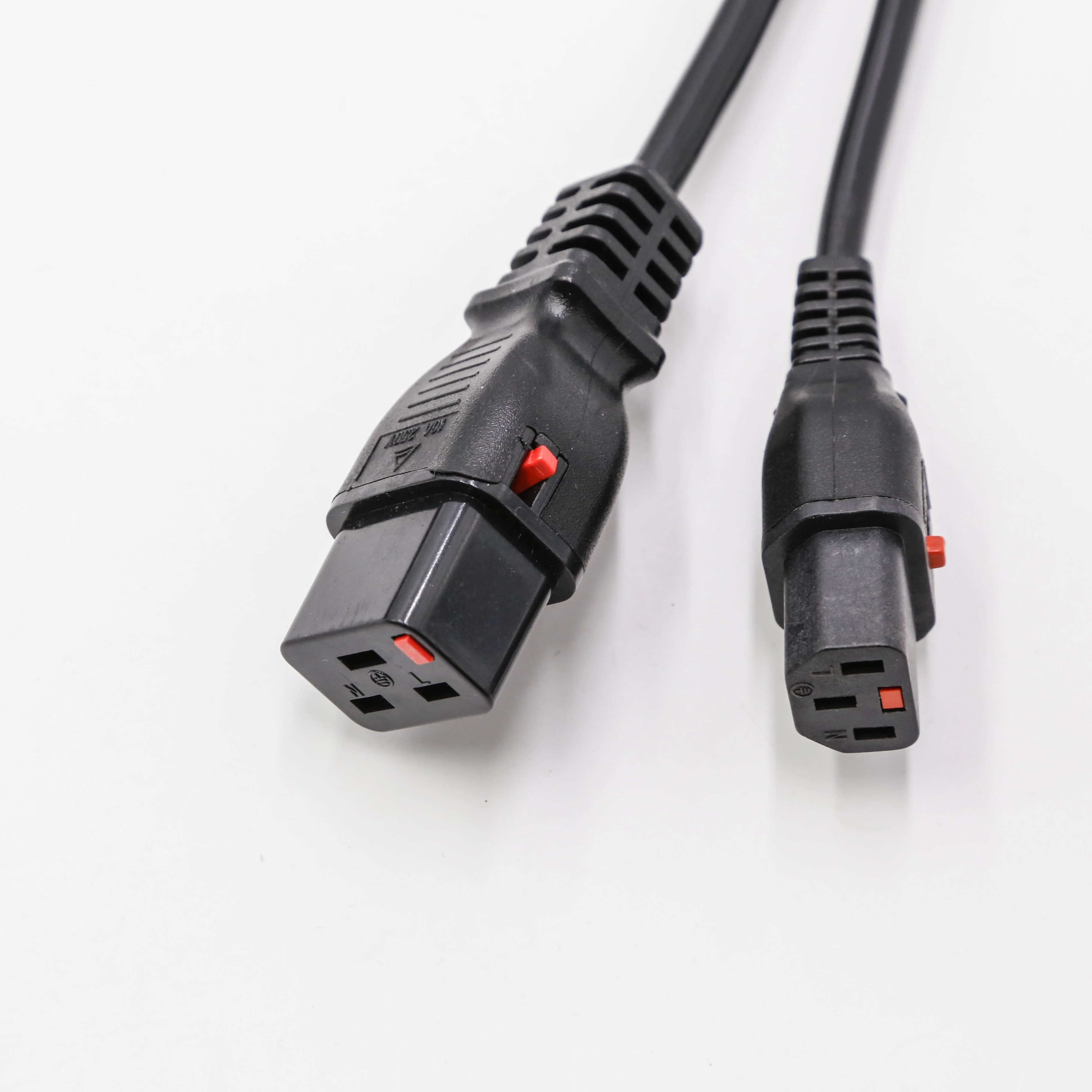 
IEC 60320 c13 c14 c15 C19 C20 CONNECTORS Standard European Power Cable IEC C13 VDE Extension Power Cord AC Power Cord 