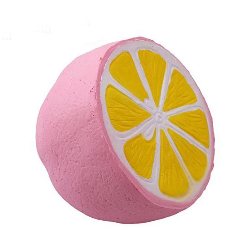SQUISHY TOY jumbo giant pu foam SQUISHIES wholesale slow rising lemon custom foam squishy