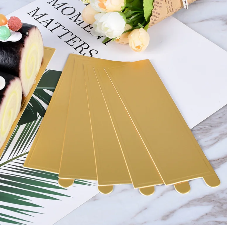 
1 mm thickness cake board golden mousse cake boards 100 pieces custom paper base for wholesale 