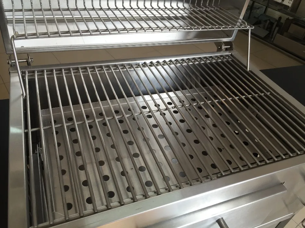 Outdoor Kitchen Barbecue Stainless Steel Grill Charcoal BBQ Grill for Garden