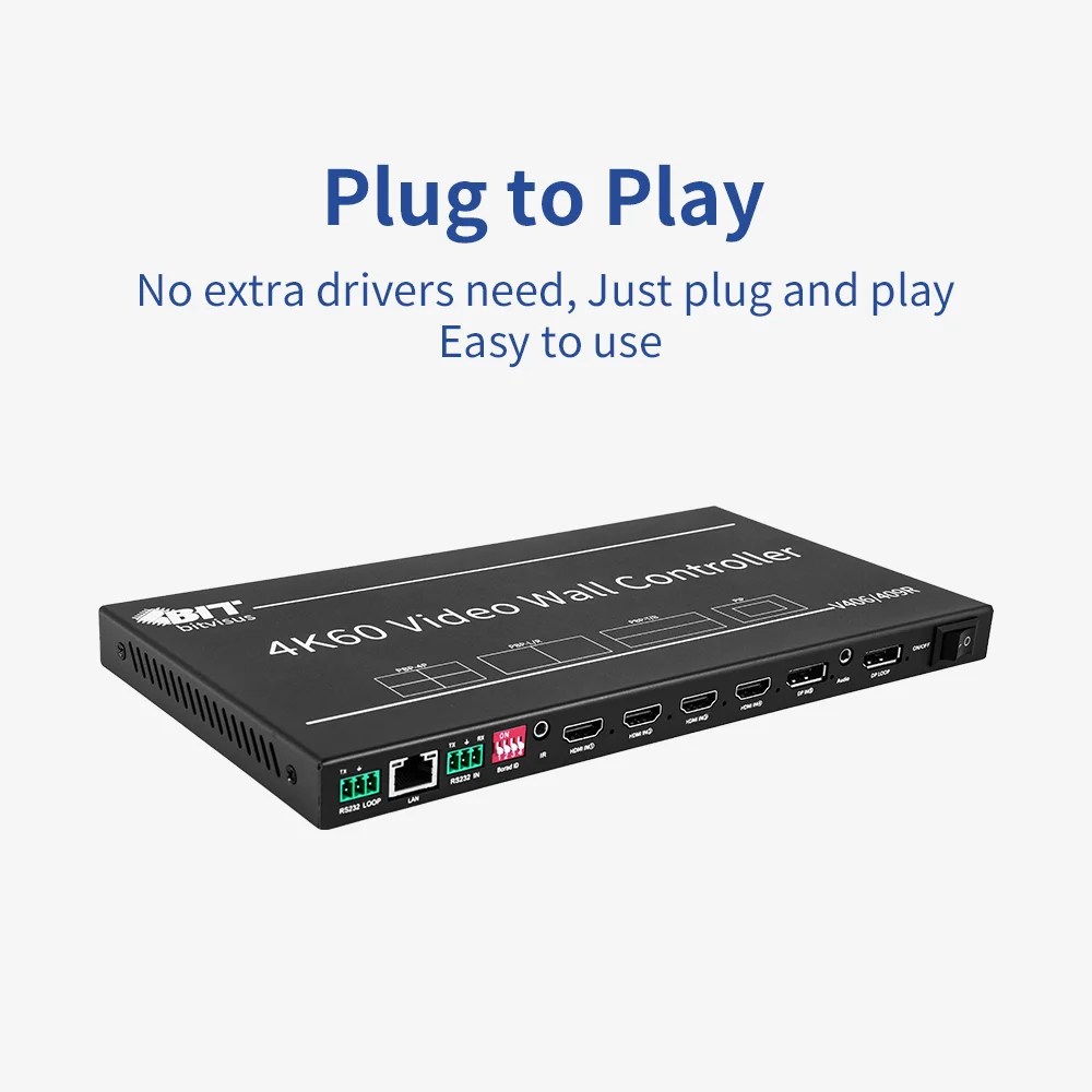 HD 2K 4K Video Wall Procesador TV 1x9 3x3 3x6 Rotating Splicing Processor Video Wall Processor Controller