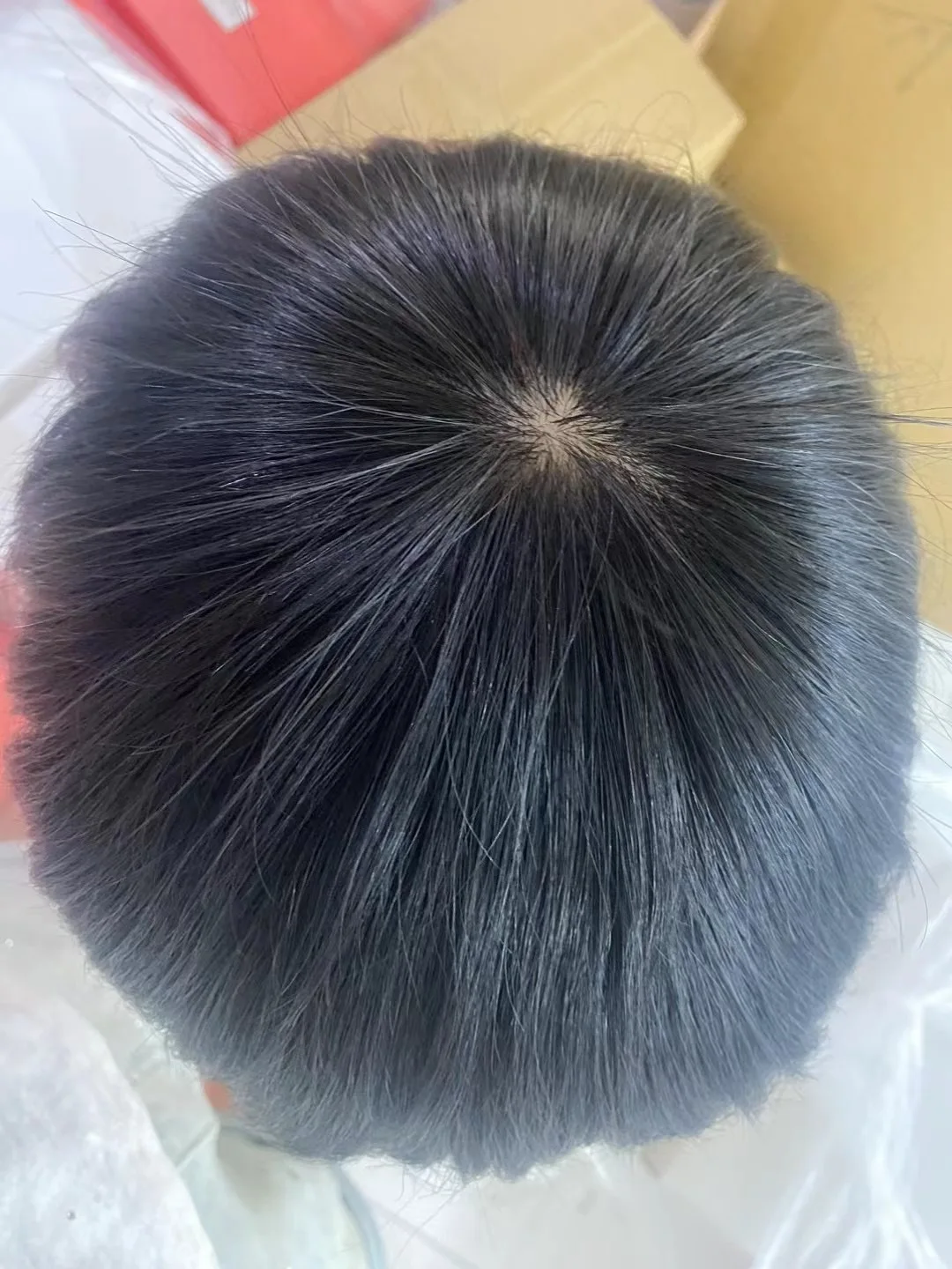 Cheap Natural Natural Silk Base Hair Wig Piece Supplier for Men