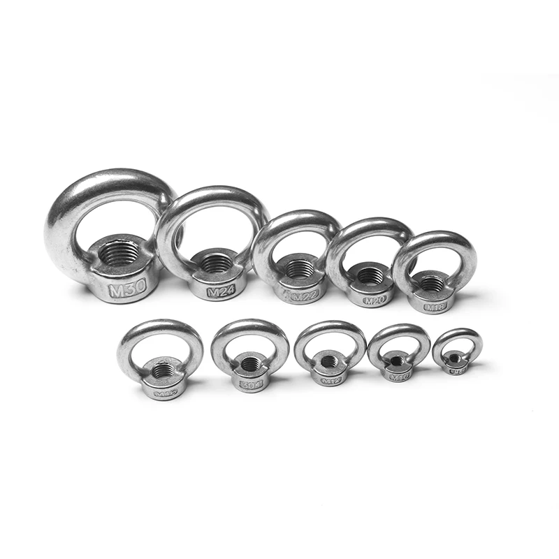 Heavy Duty Stainless Steel 304 Lifting Eye Nut DIN 580 High Quality Nuts
