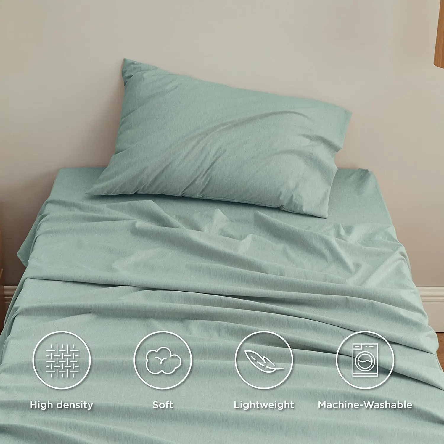 Luxury Cationic Dyed Bed Sheets Bedding Sheet Set and Pillowcases Breathable Sheet Set with Deep Pocket