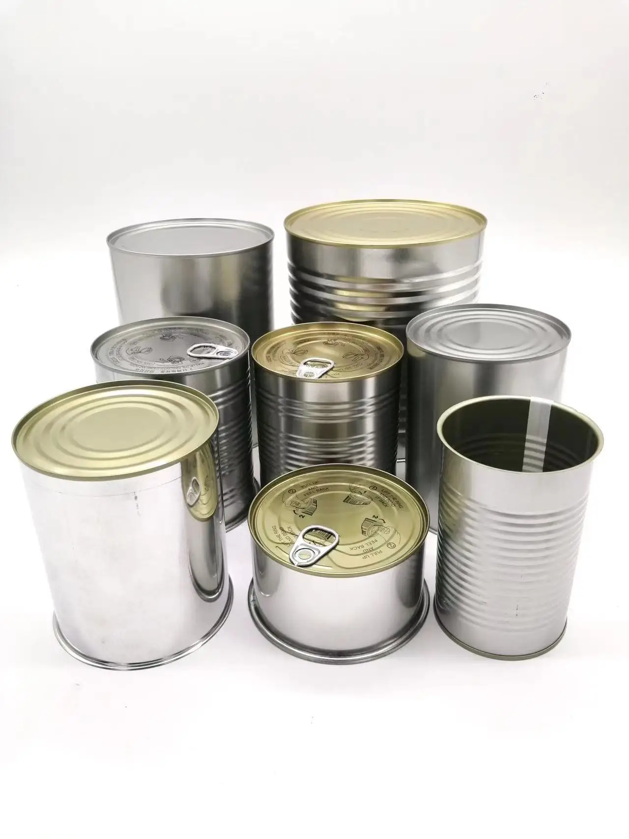 Customized tomato paste tin can coffee bean food tin can Baby Formula Food empty metal can
