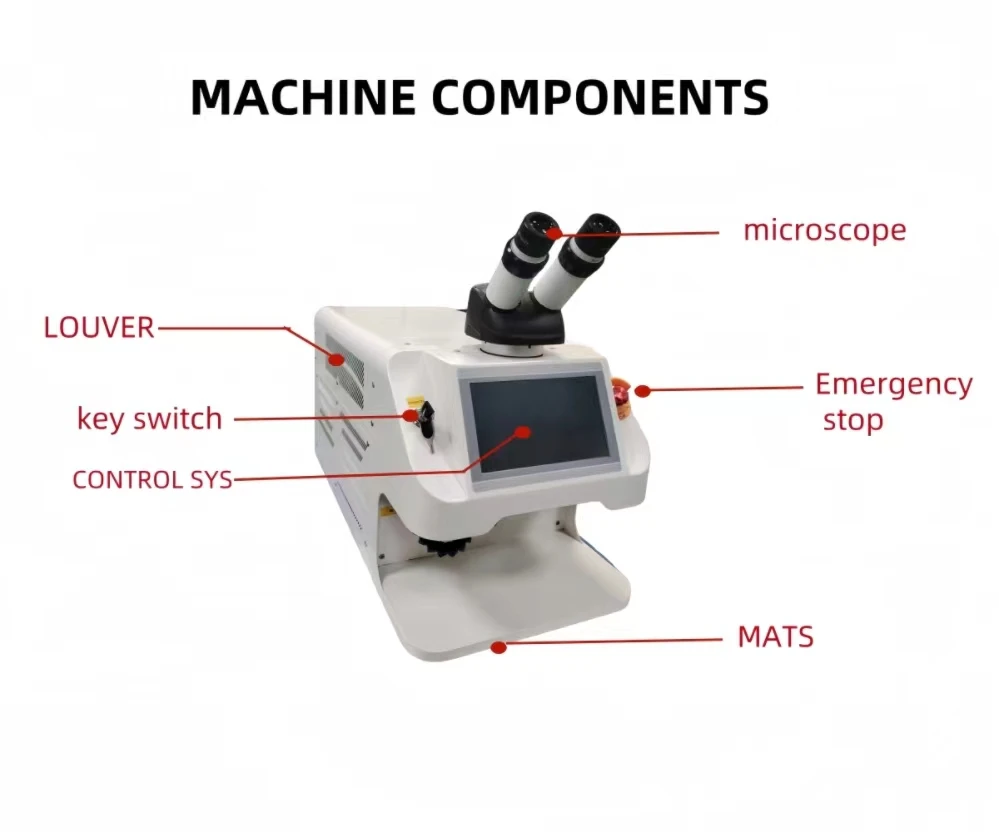 Small and Portable Desktop Metal Pulse Laser Welding Machine