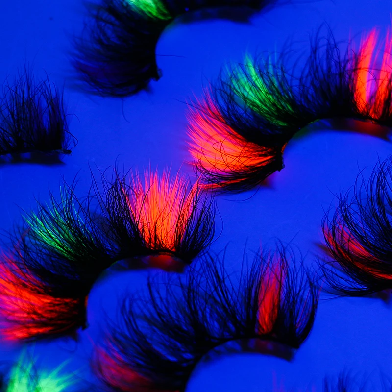 Manufacturer natural faux world beauty beginners Luxury brown 10 pairs 3d mink lashes Halloween neon eyelashes kit