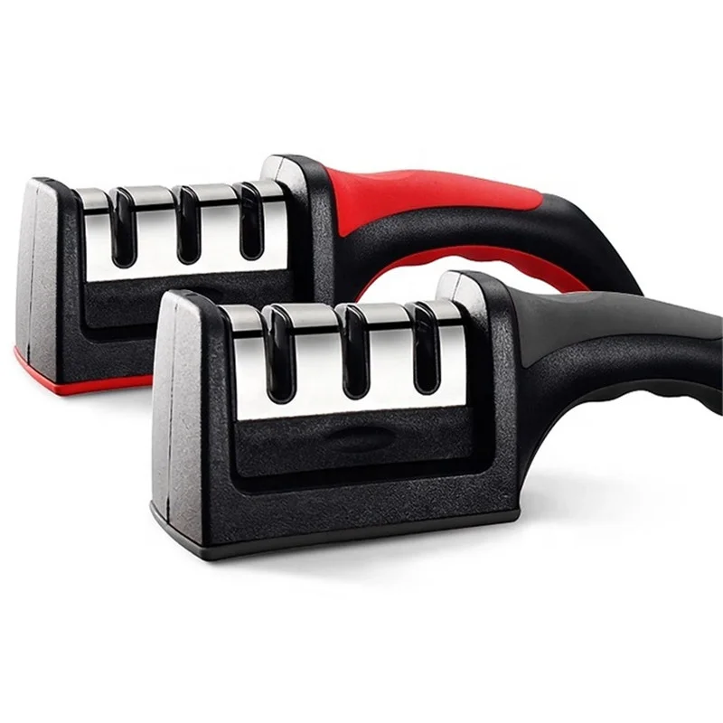 Professional Knife Sharpener Kitchen Sharpening Stone Whetstone Tungsten Steel Diamond Ceramic Kitchen Knifes Accessories  R1743