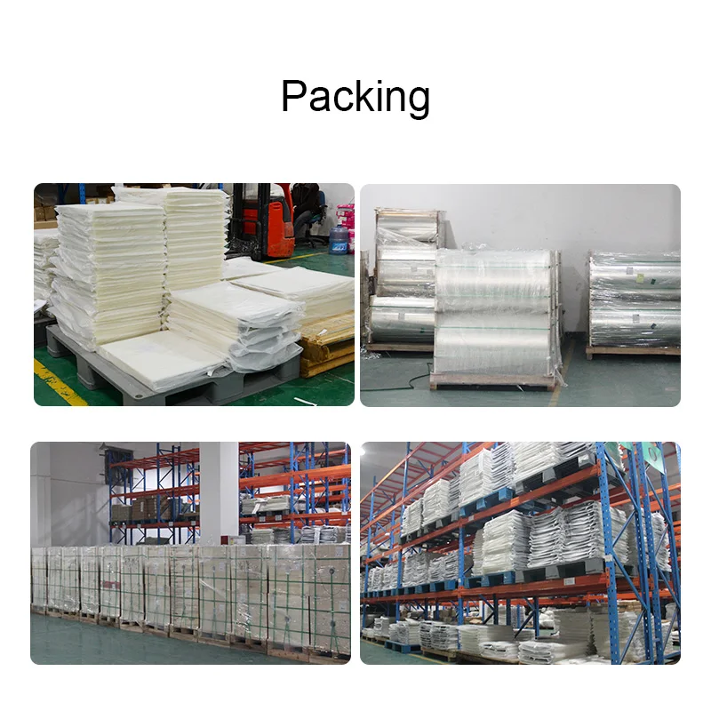 Kenteer factory price 75 100 mikron clear heat transfer pet film roll sheet for offset screen printing