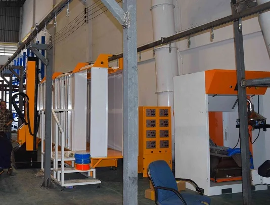 Automatic Powder Spray Coating System with High Efficiency Powder Coating Vertical Reciprocator Machine