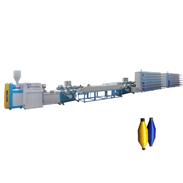 PP HDPE нейлоновая ПЭТ рыболовная сеть одноволоконная машина для экструдирования пряжи/производственная линия для производства веревок