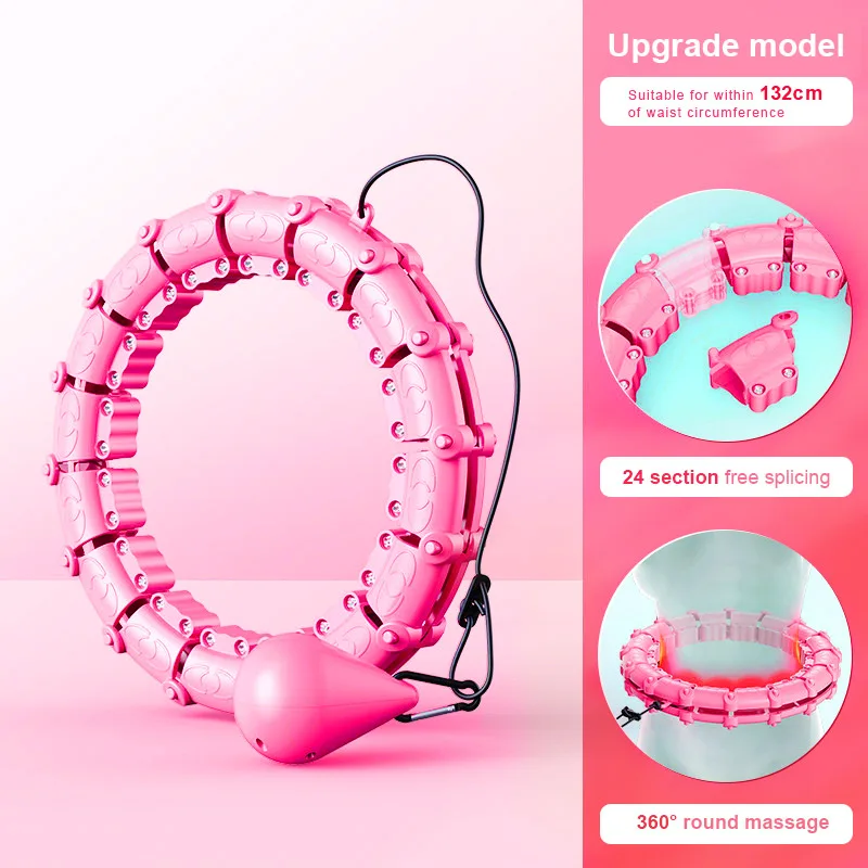 High quality fitness smart weighted lose exercise detachable portable sports new mobile gym fitness hula hoops for adults