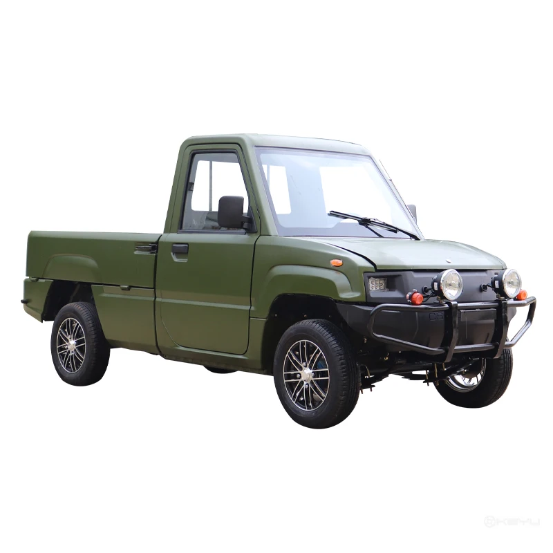 2024 New Product New Trend 2 Seat Mini Pick up 4x4 Electric Car Truck Pickup China Mini Electric Pickup Truck