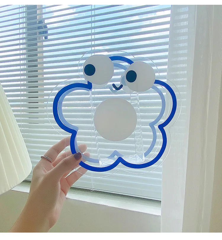 Acrylic Cute Pen Holder Ins Acrylic Vase For Flowers  And Make-Up Brush For Home Office Wedding Decoration