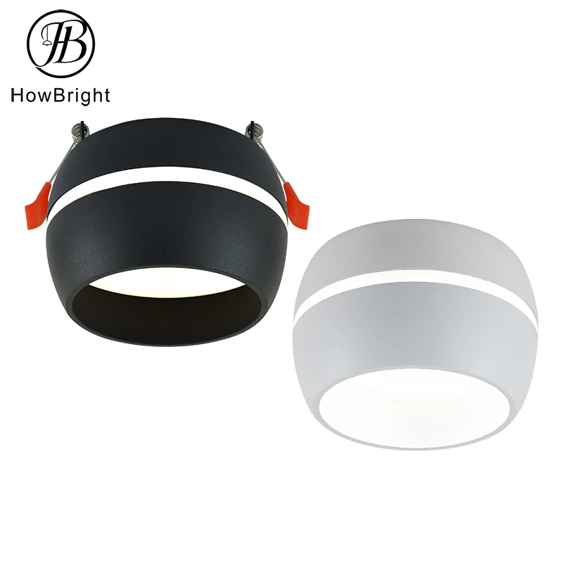fashion indoor Housing ceiling spotlight aluminum LED Down Light GX53 Fixture Surface Mounted Downlight for store black lighting