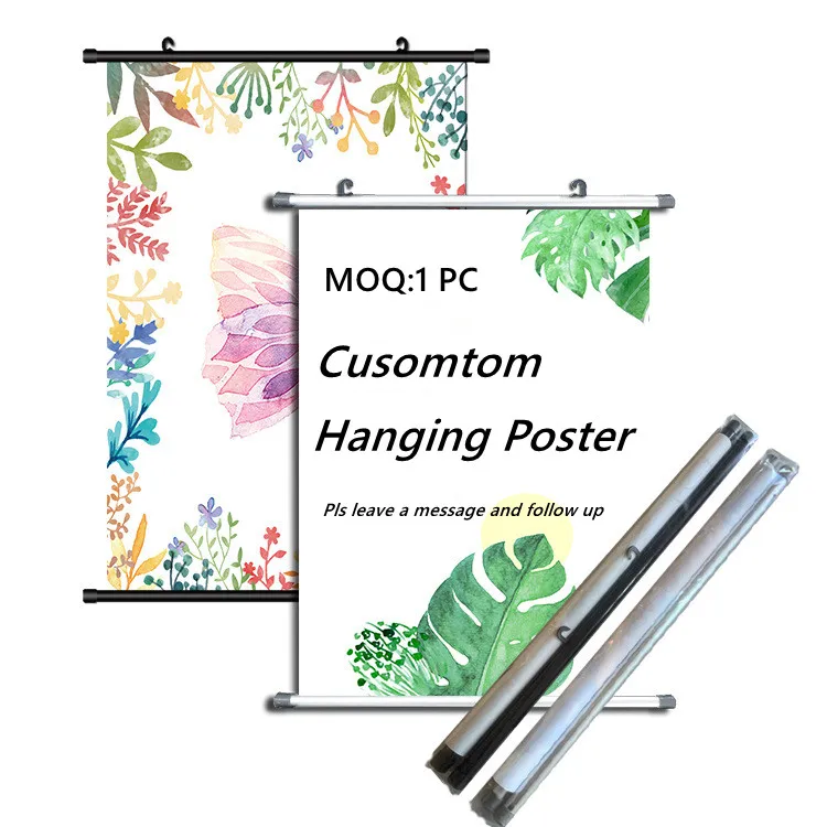 Japanese art printing manga poster Canvas anime painting wall art painter House decorative plastic hanging shaft