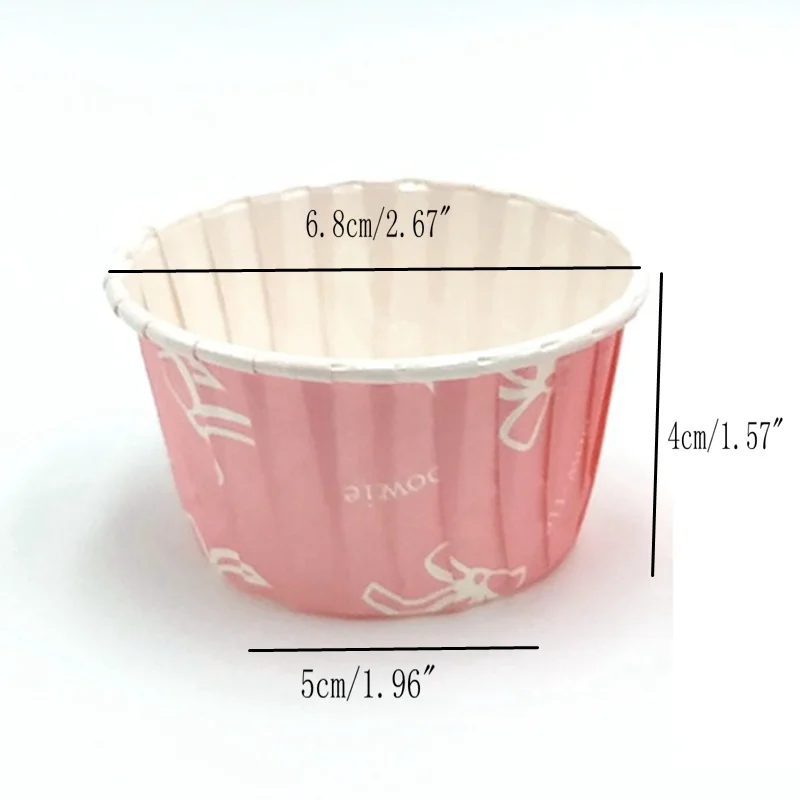 Party Paper Baking Cupcake Liners Disposable Paper Yogurt Bowls Standard Baking Aluminum Cups With Lids