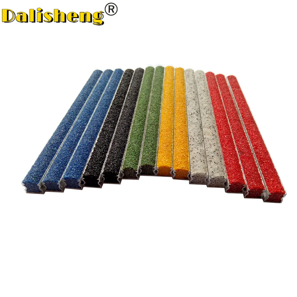 Carborundum Anti slip strip for car cement ramp and Stair Nosing steps