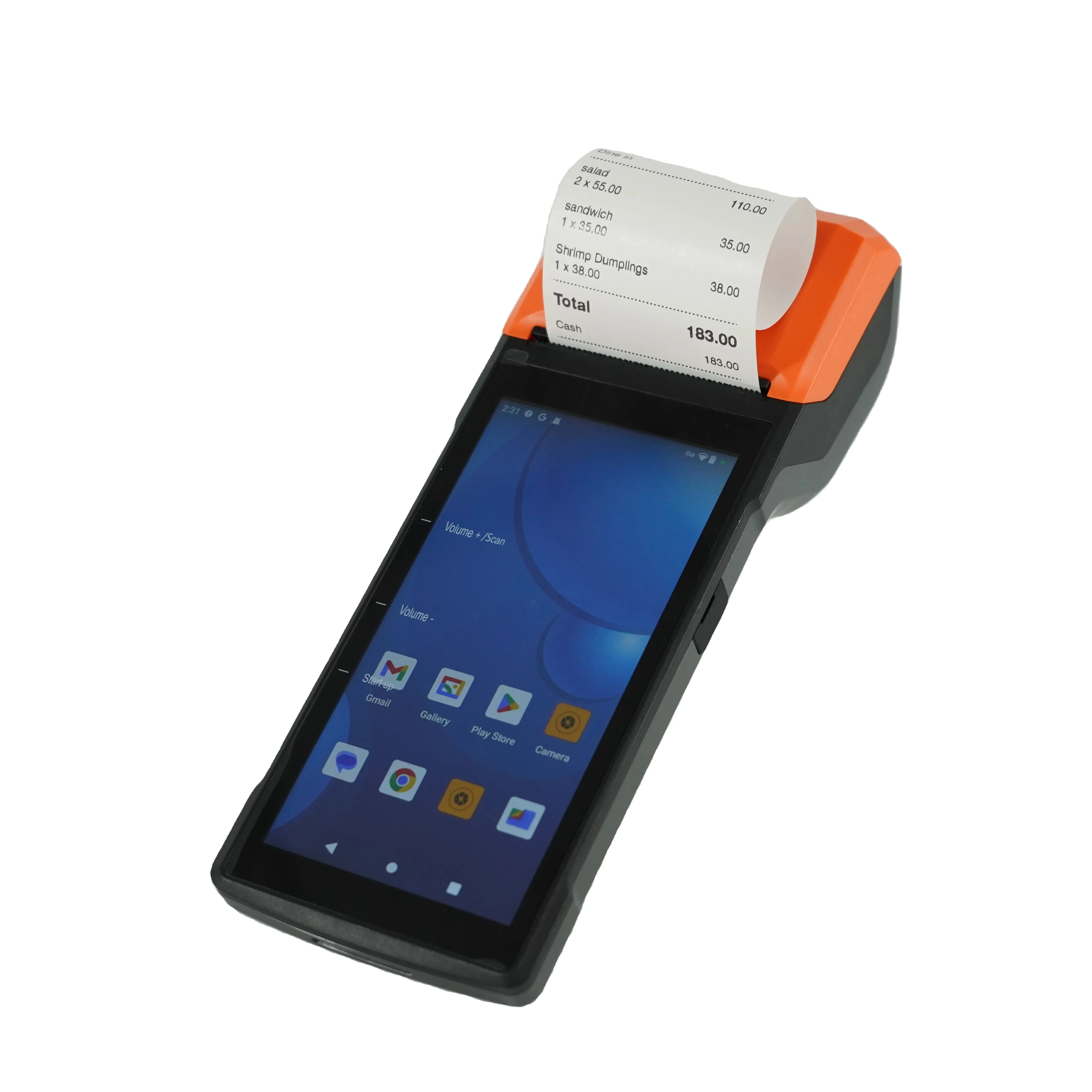 Goodocm Android 13 Touch Screen Mobile Handheld POS Terminal Cash Machine with NFC