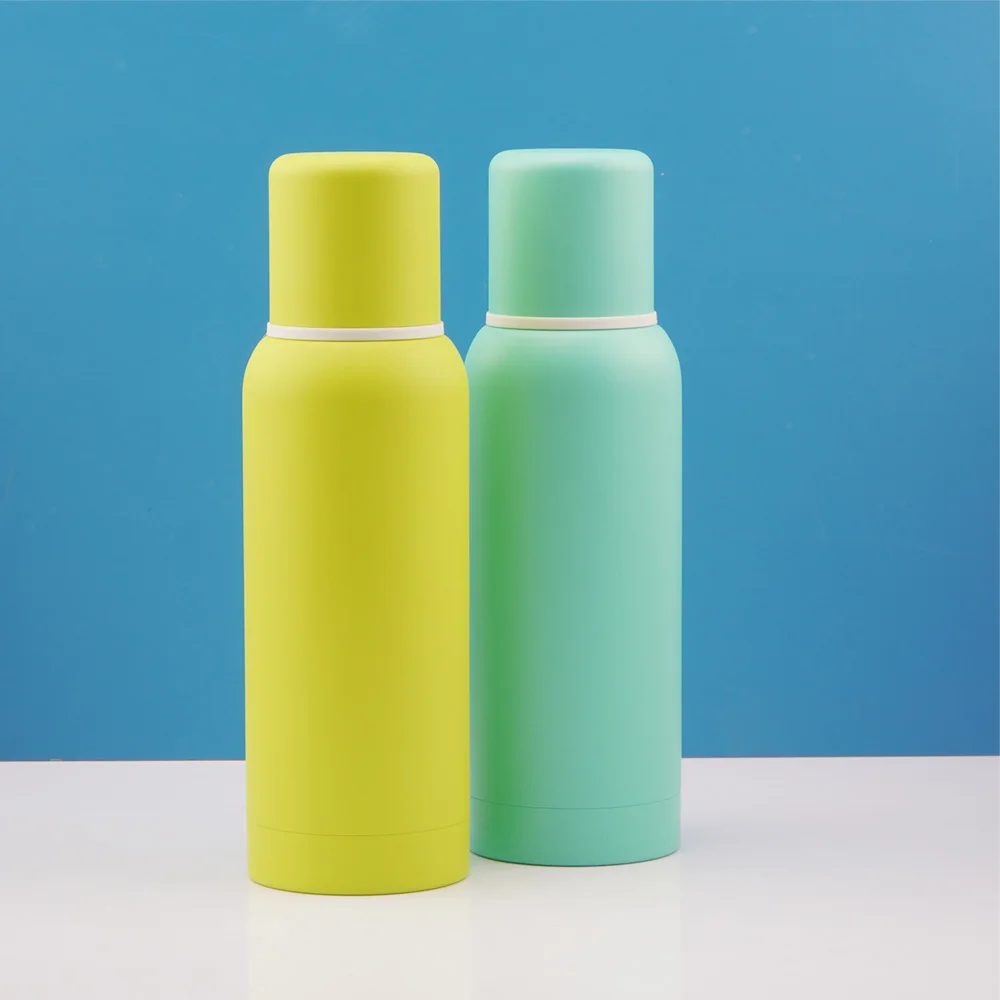 2024 New pink 500ml 750ML Yerba Mate thermos Argentina Insulated Yerba Mate Tea Bottle with 2lids