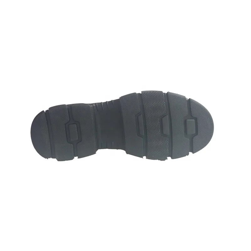 High Quality Gunie Leather Black Color Lace up Light Weight Water Proof Man Ankle Boots for Men