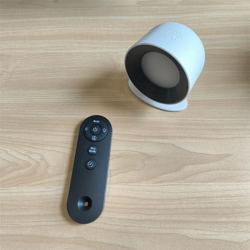 USB Rechargeable Smart RGB LED Wall Lighting Remote Control Indoor Magnetic Mounted Wall Lamp for Reading Bedroom Decoration