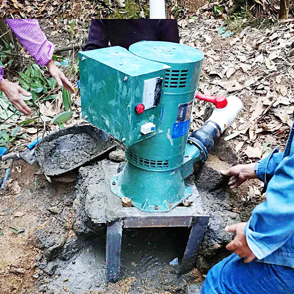 ELEGE 30w Double jet impact type single three phase axial flow hydroelectric generator set axial flow set water turbine