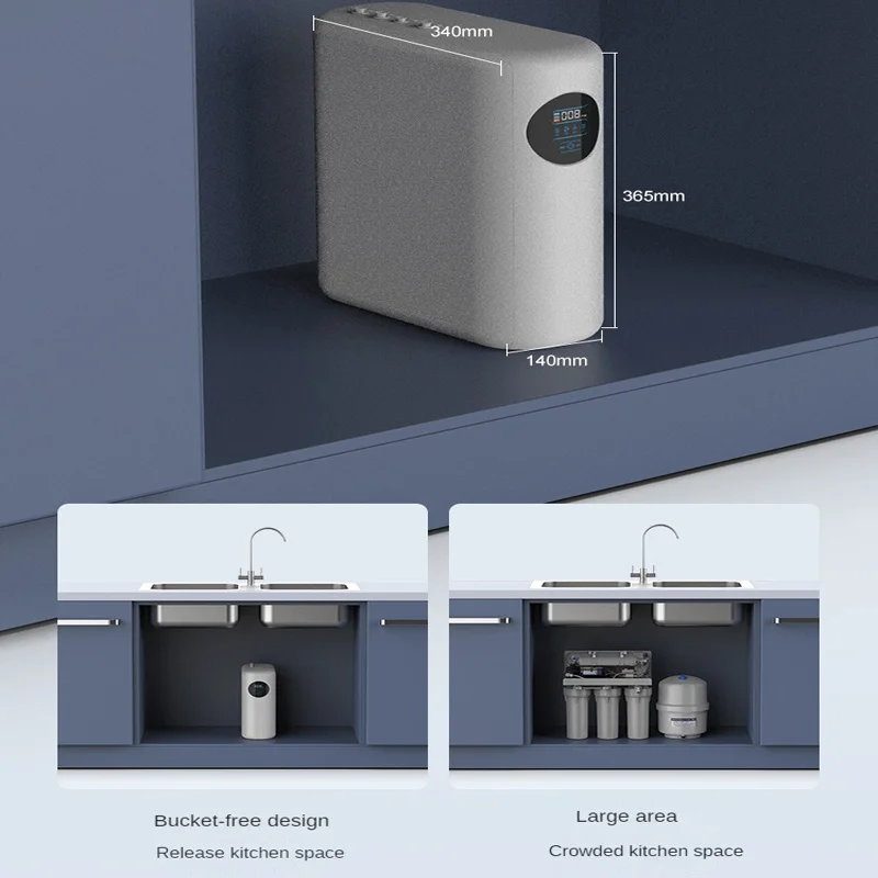 Очиститель воды 600 800 г умный TDS дисплей без резервуаров трехступенчатый фильтрационный кухонный очиститель бытовой