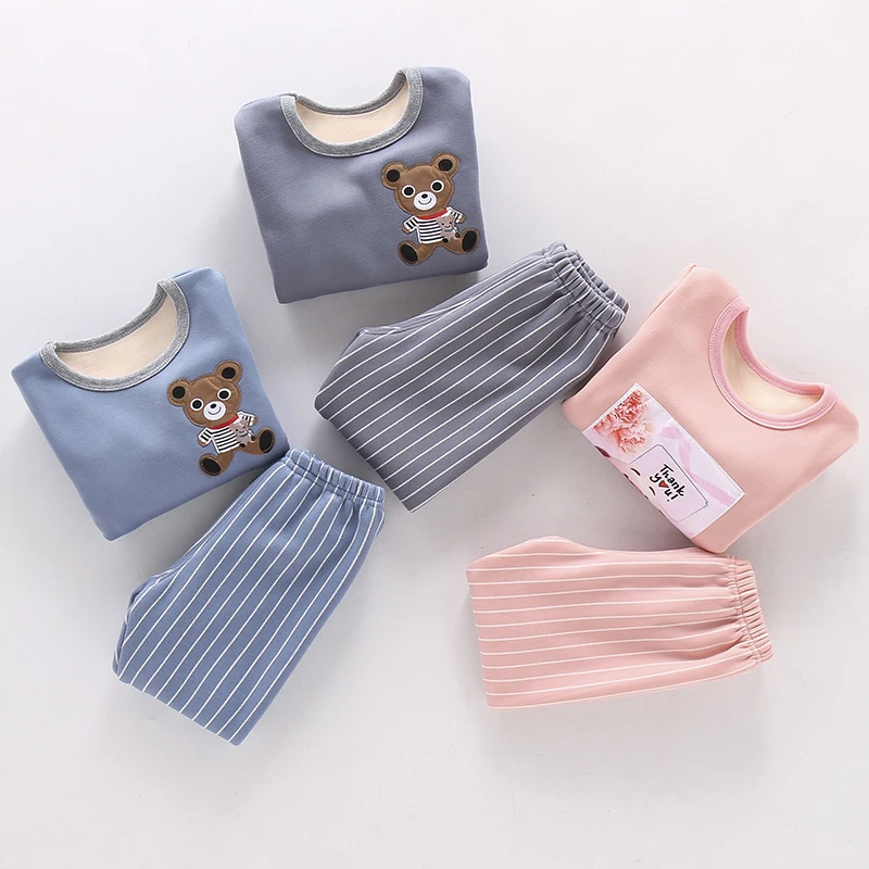 
DRLH1909B829 2019 Autumn New Arrival Boy Sleepwear Fashion Smart Style Kids Home Clothes Children Pajamas 