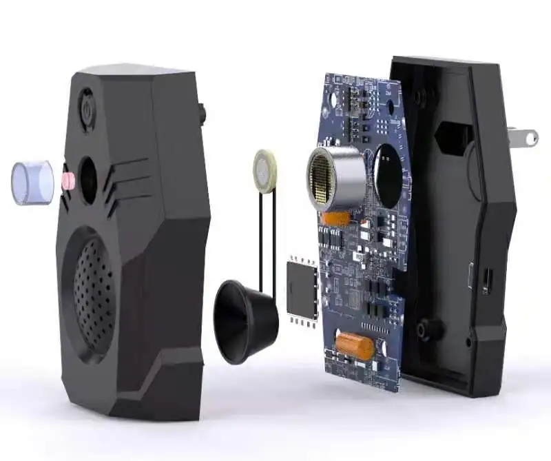 Electronic ultrasonic drive away mice  mosquitoes and cockroaches environmentally friendly and non-toxic