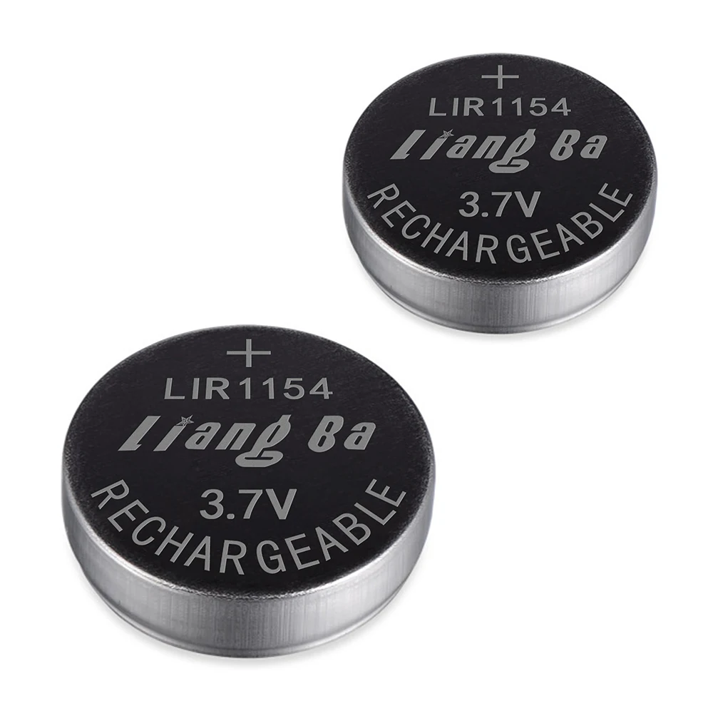 Rechargeable Li-ion Button Cell Batteries 3.6v Battery LIR1154   LIR1054 LIR1254 For Headset