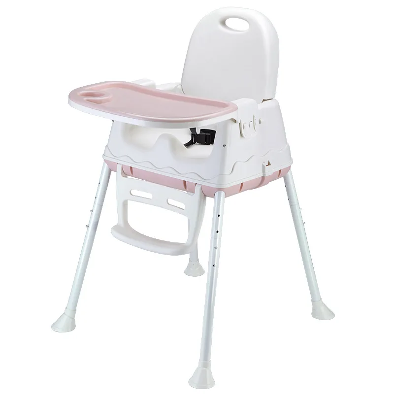 Plastic portable folding children highchairs for feeding