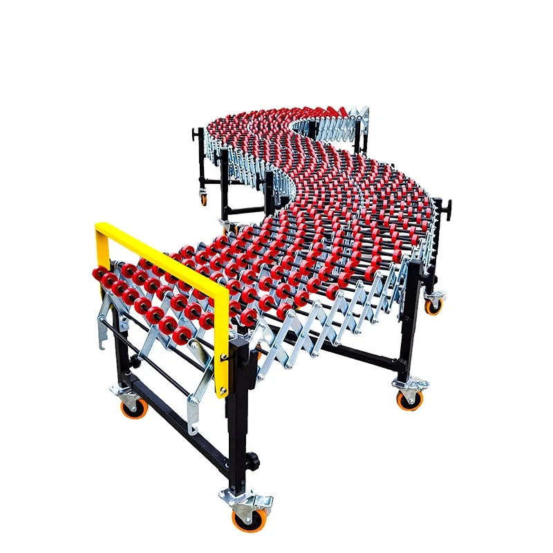 Wholesale High Quality Flexible Manual Plastic Wheel Roller Conveyor