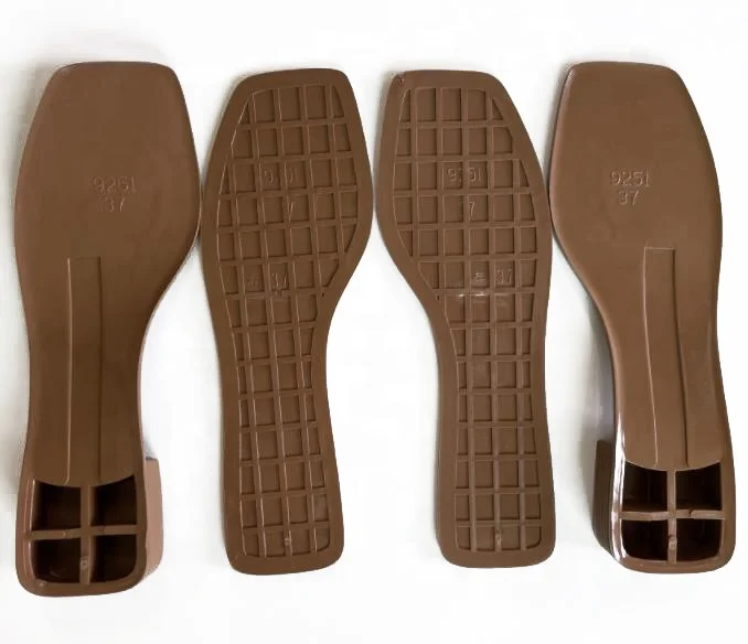Factory Sandal Soles Double Parts TPU Soles for Slipper Making Injection Molded Eco-friendly Durable Shoe Soles Supplier OEM/ODM