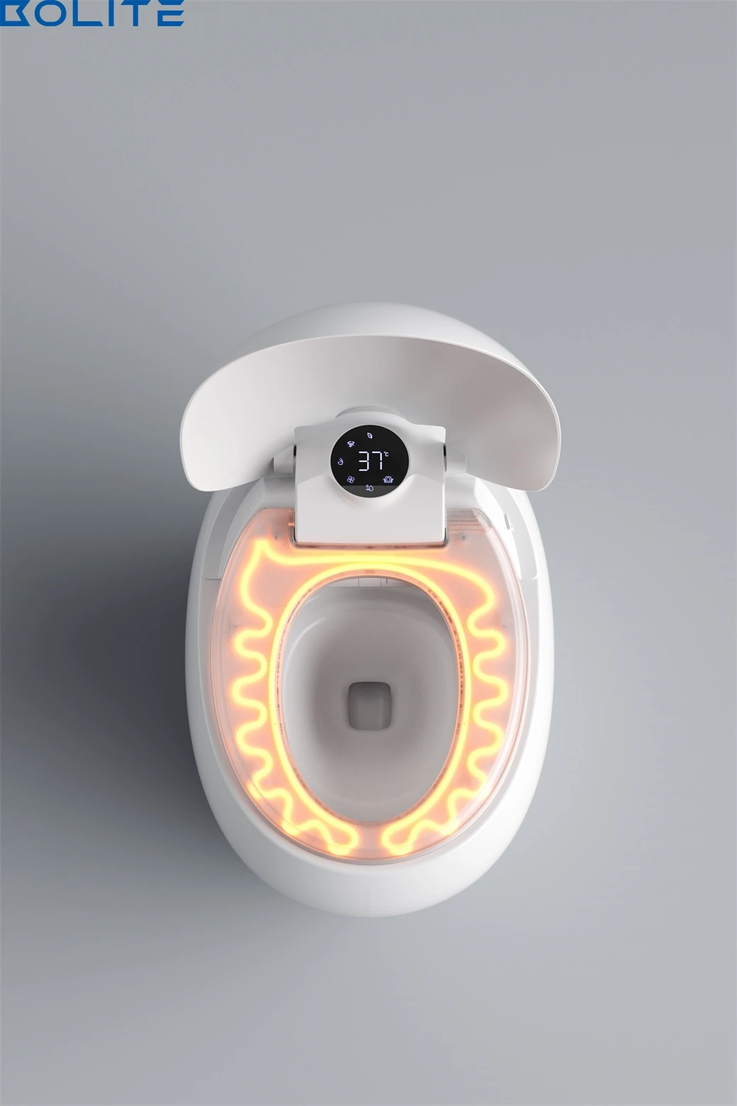 2023 best one-piece smart toilet mini egg intelligent toilet bowl automatic flush smart toilet for mini family bathroom