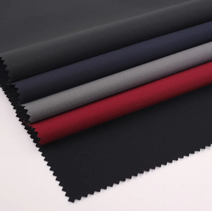 3- layer bonded waterproof breathable sport softshell jacket poly spandex fabric