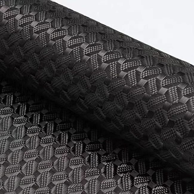 high quality spike jacquard carbon fiber fabric