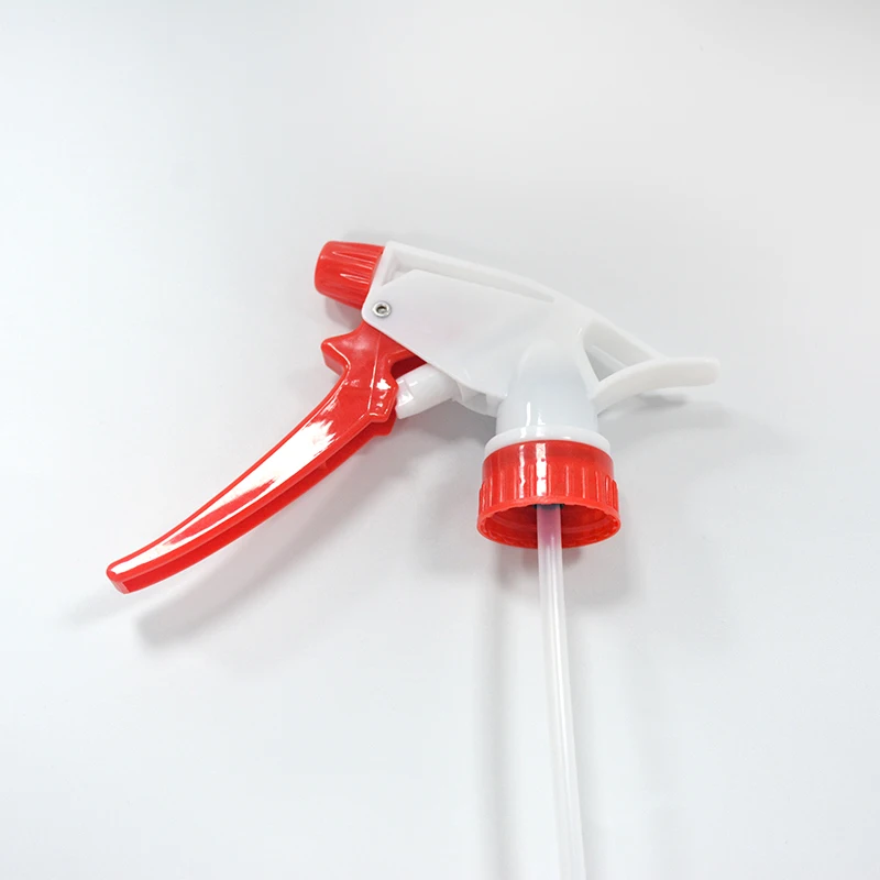 2024 popular trend fashion  gold assembly machine 28/400 28/410 28/415 No metal sprayer trigger  Plastic Trigger sprayer