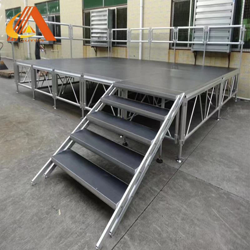 High Quality 1.22*1.22m Weeding  Plywood Stage Outdoor Performance Stage Platform For Sale