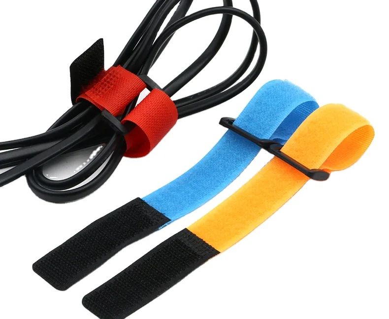 Высококачественная прочная Регулируемая нейлоновая лента с петлей на липучке для кабеля