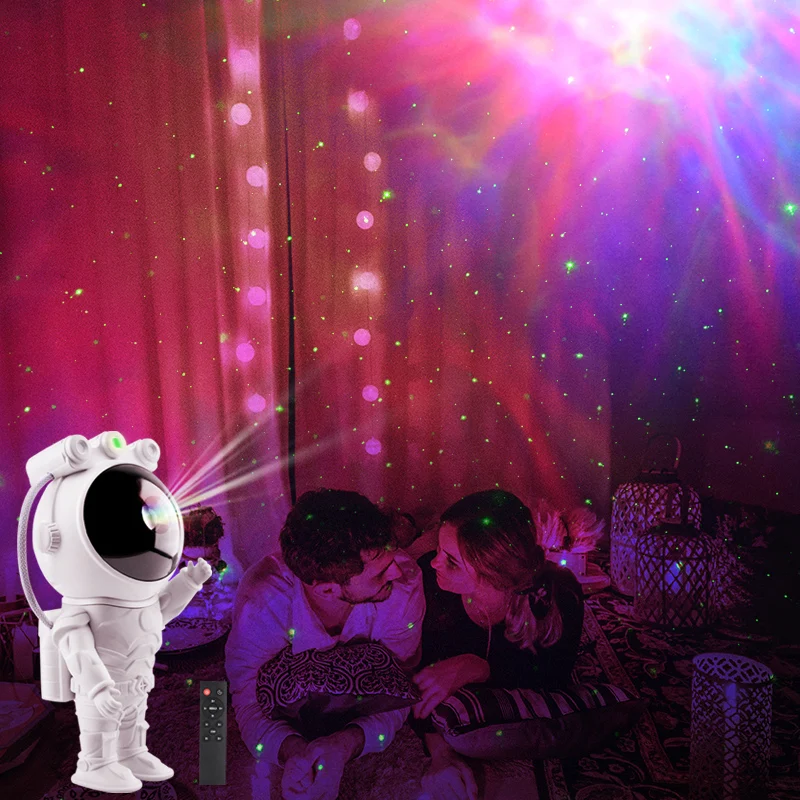 Spaceman LED starry sky night light with remote kids gift astronaut star galaxy projector light