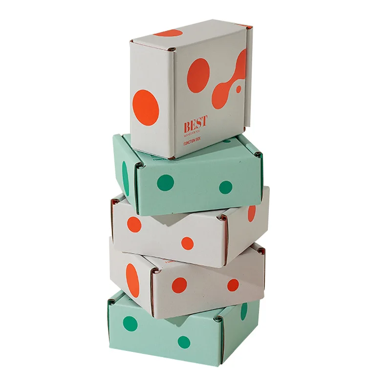 Custom Logo Cardboard Boxes Gifts Wholesale Unique Package Box Design De Caixa Corrugated Cardboard Mailer Box For Shipping