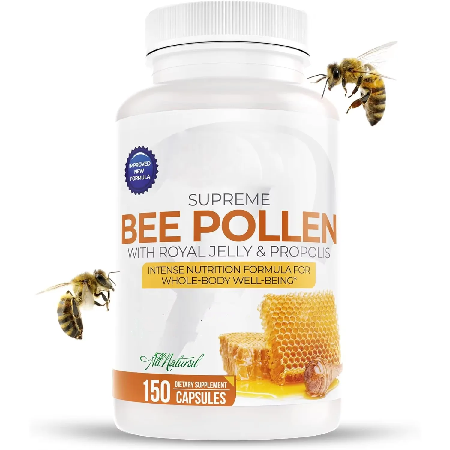 OEM Private Label Customization Non-GMO Organic Propolis Royal Jelly Bee Pollen Extract Capsules Supplier