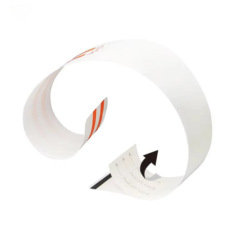 Custom Logo Wholesale Printable Litter-free Direct Thermal Wristbands Waterproof Bracelet Paper Wristband Roll For Printer